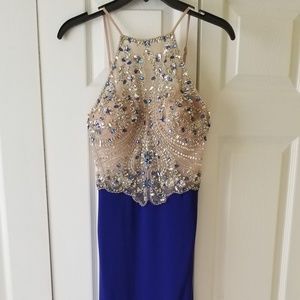 Gorgeous beaded evening gown